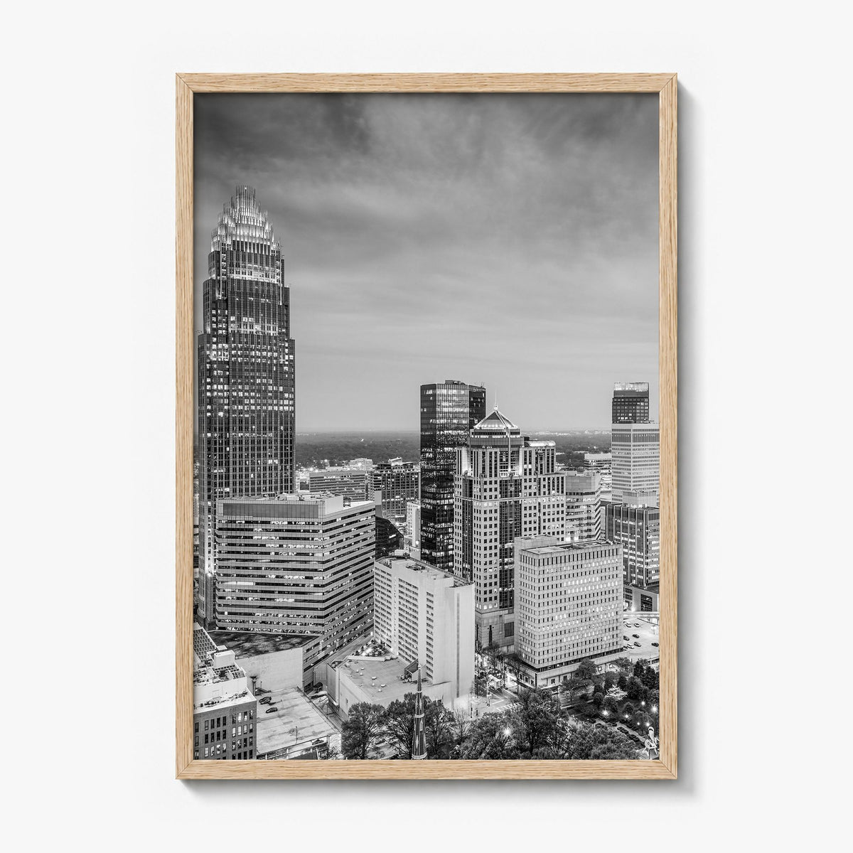 Charlotte Photo No 2 Poster in a natural wood frame, full image (no border)
