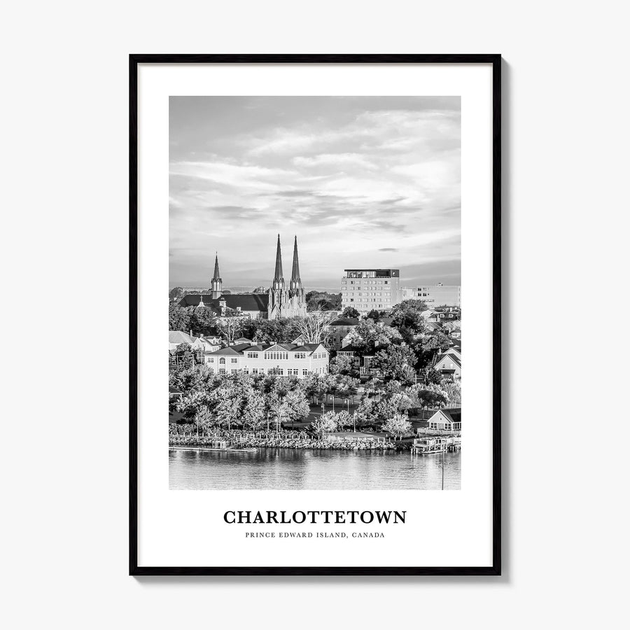 Charlottetown Classic Poster, framed poster mockup