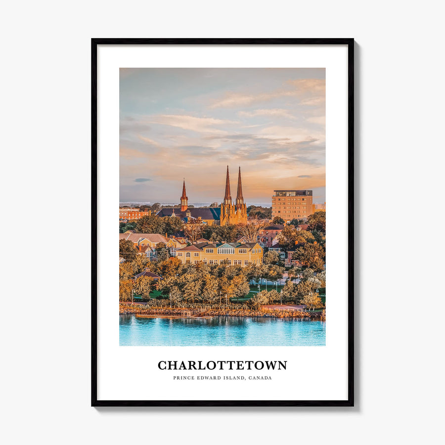 Charlottetown Classic Poster, framed poster mockup