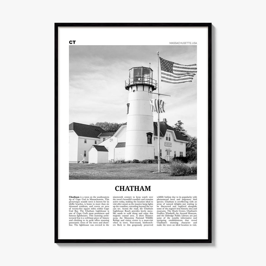 Chatham Newspaper Poster, framed poster mockup
