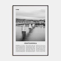 Chattanooga No 2 Poster None / 8x12 in Nbourhood Travel B&W Poster