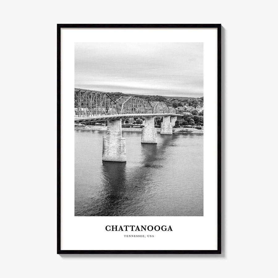 Chattanooga Classic No 1 Poster, framed poster mockup