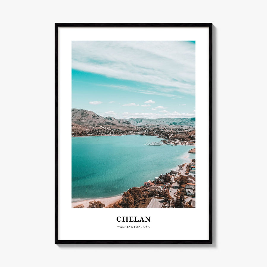 Chelan Classic Poster, framed poster mockup