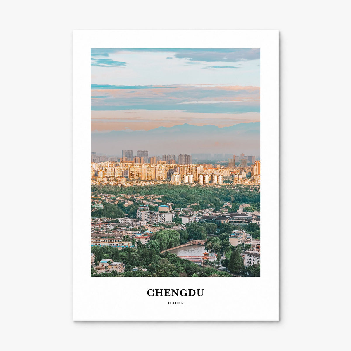 Chengdu Classic No 2 Poster, print only (unframed)