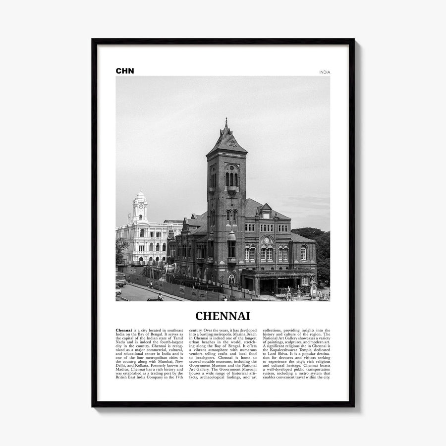 Chennai Newspaper Poster, framed poster mockup