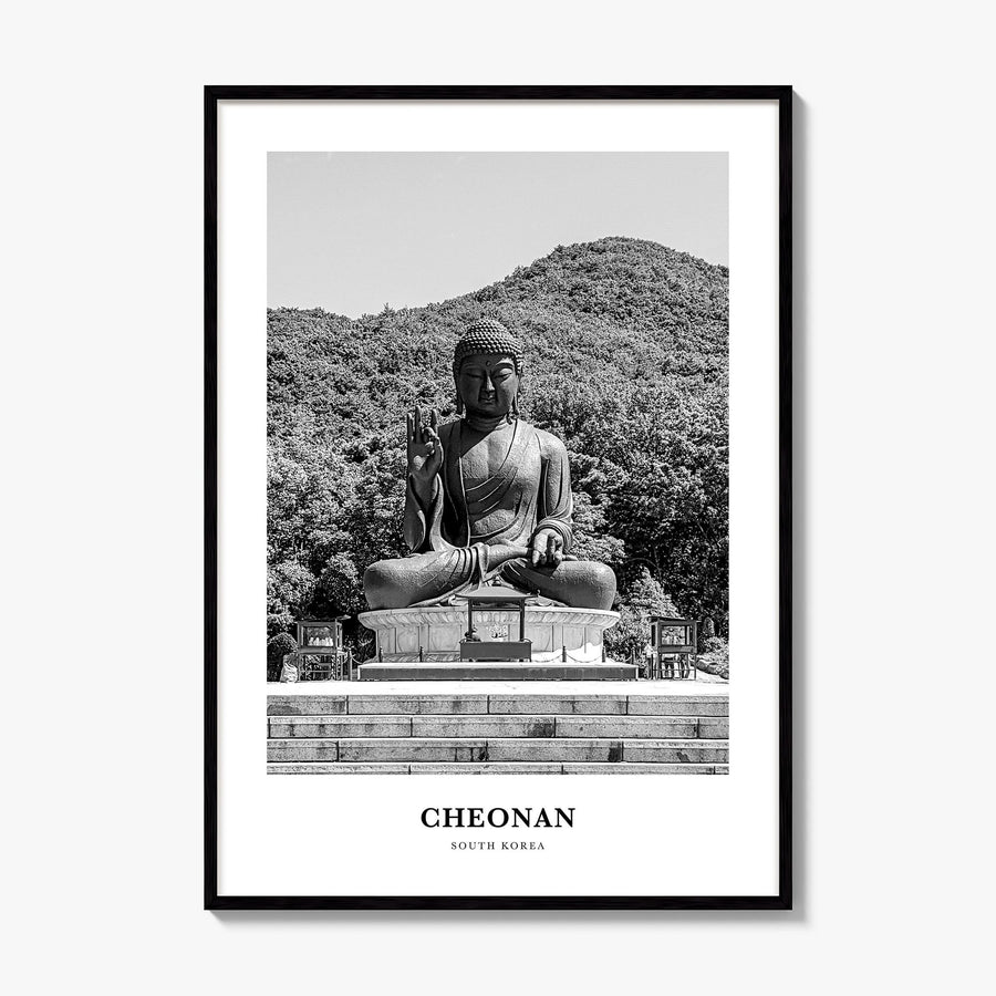 Cheonan Classic Poster, framed poster mockup