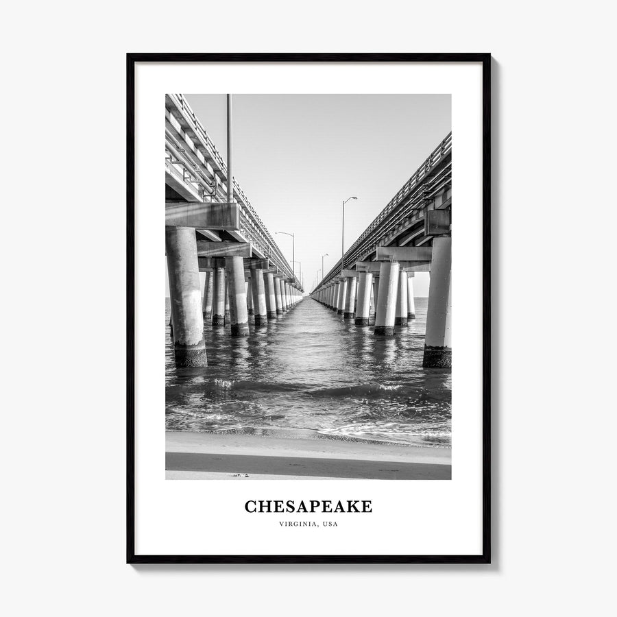 Chesapeake Classic Poster, framed poster mockup