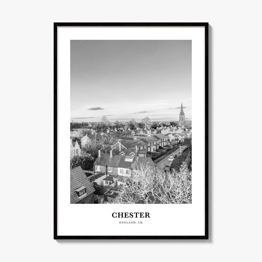 Chester Classic No 1 Poster, framed poster mockup