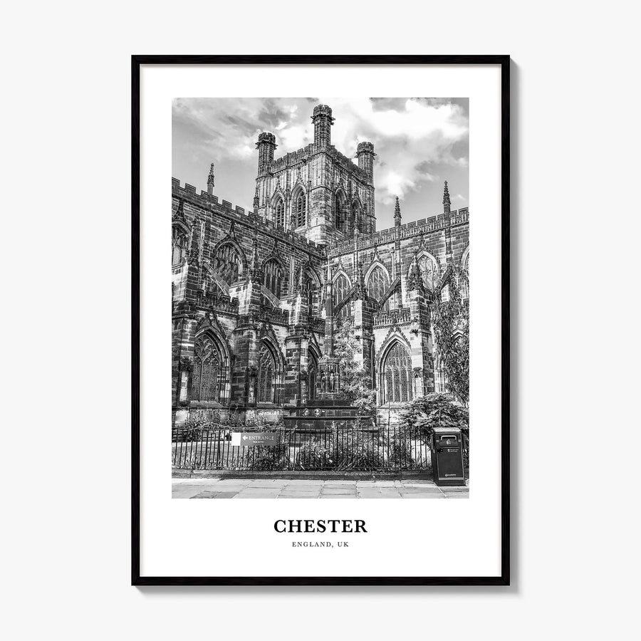 Chester Classic No 2 Poster, framed poster mockup
