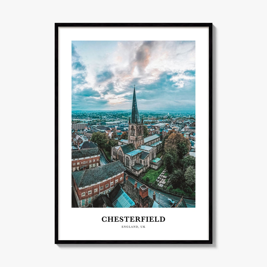 Chesterfield Classic Poster, framed poster mockup