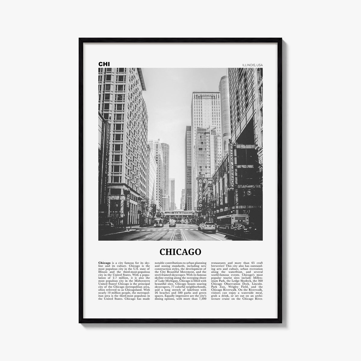 Chicago Newspaper No 3 Poster