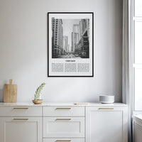 Chicago No 3 Poster Nbourhood Travel B&W Poster