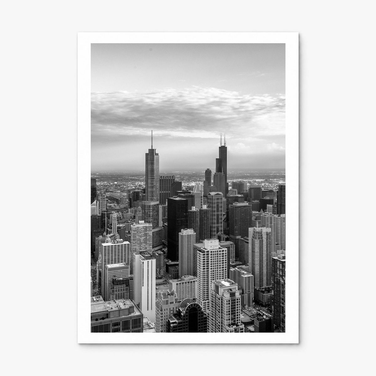 Chicago Photo No 1 Poster, print only (unframed), white border