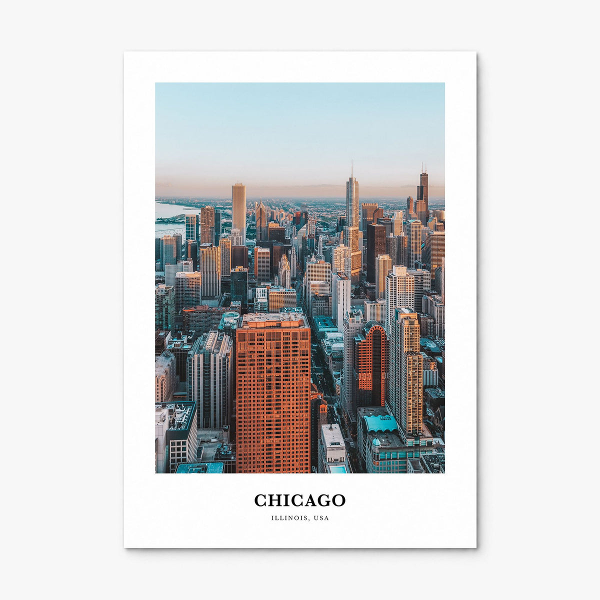Chicago Classic No 2 Poster, print only (unframed)