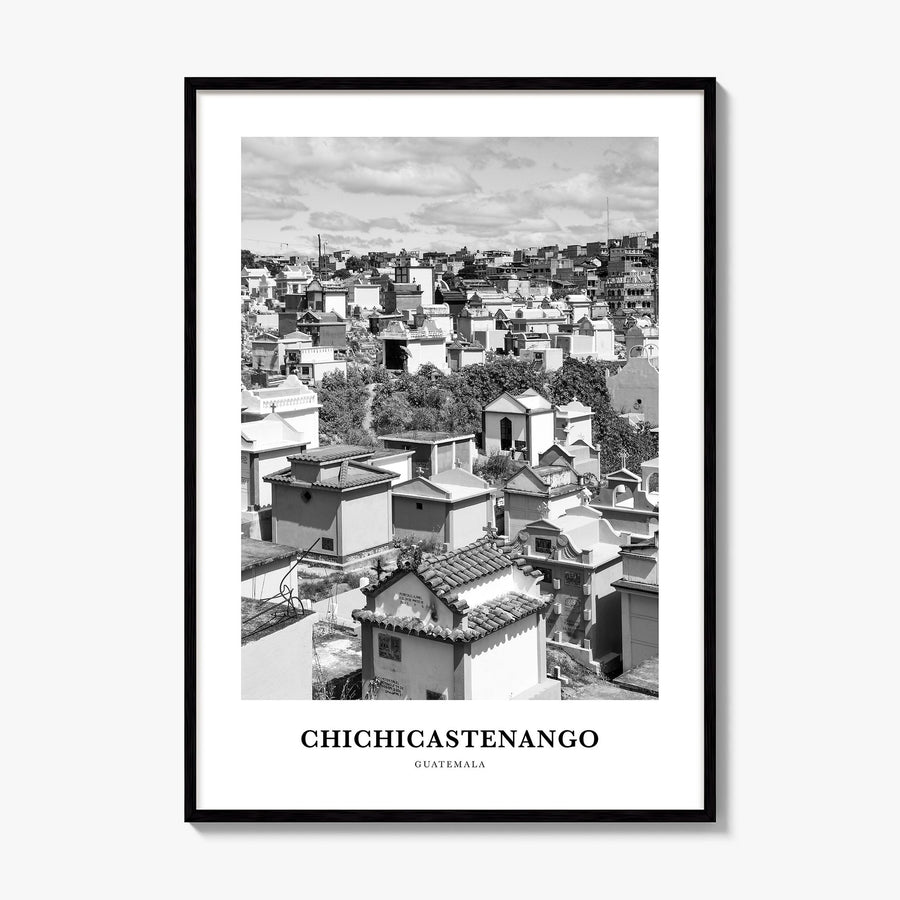 Chichicastenango Classic Poster, framed poster mockup