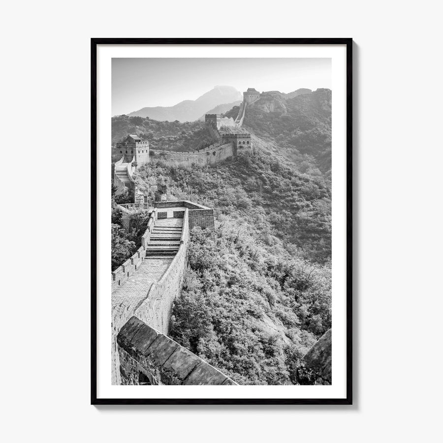 China Photo Poster, framed poster mockup, white border