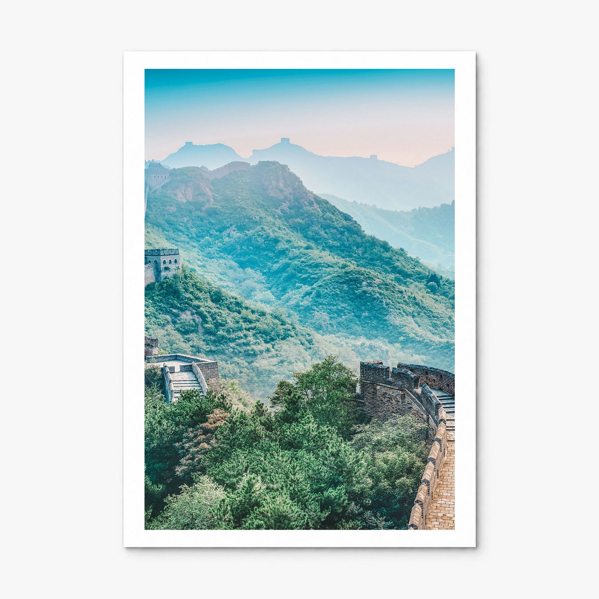 China Photo Poster, print only (unframed), white border