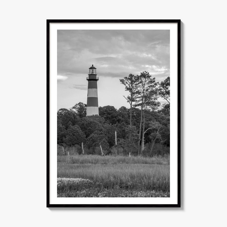 Chincoteague Photo Poster, framed poster mockup, white border