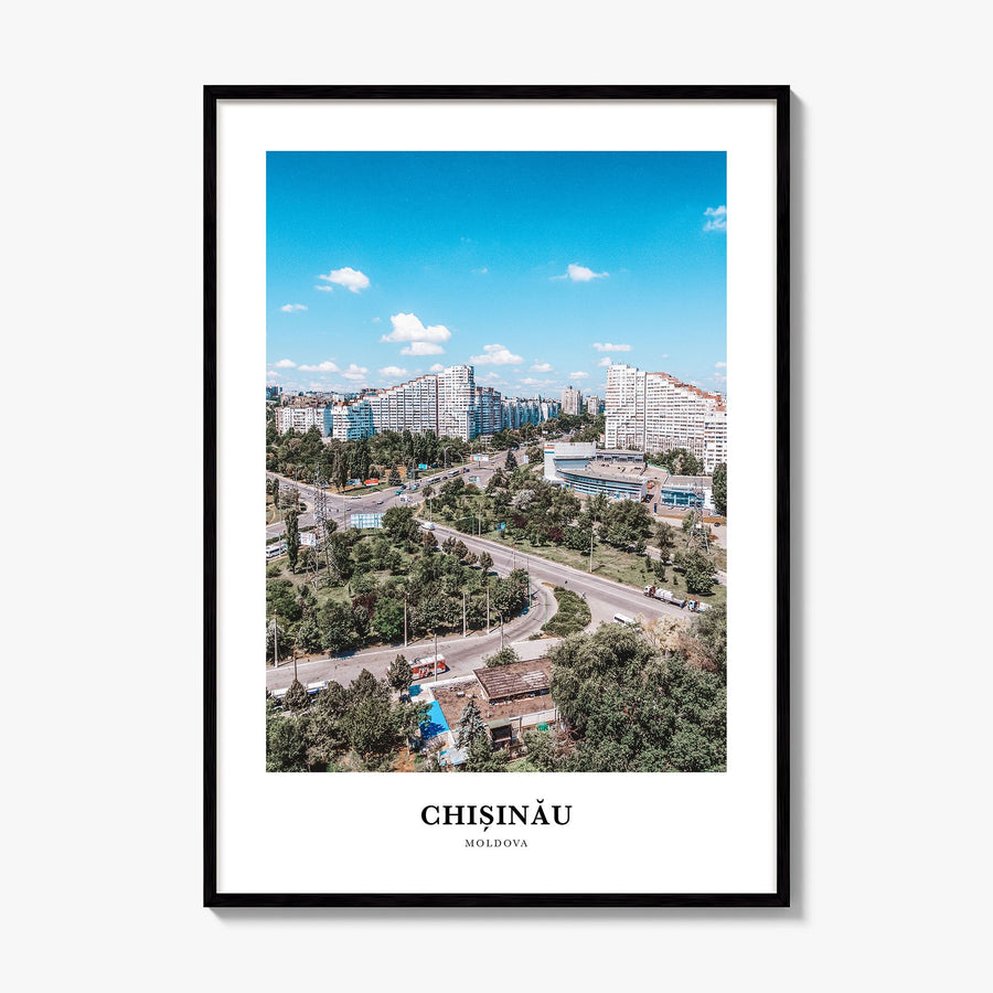 Chișinău Classic Poster, framed poster mockup