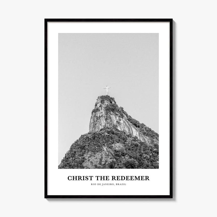 Christ the Redeemer Classic Poster, framed poster mockup