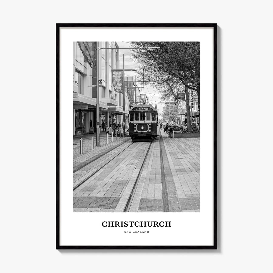 Christchurch Classic No 2 Poster, framed poster mockup