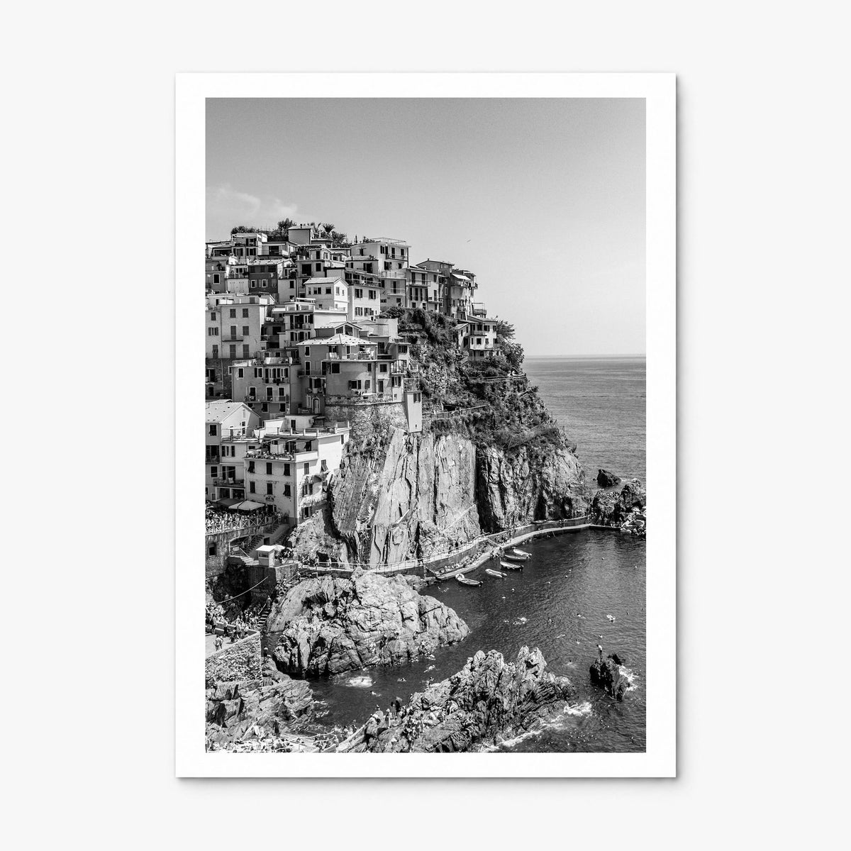 Cinque Terre Photo No 1 Poster, print only (unframed), white border