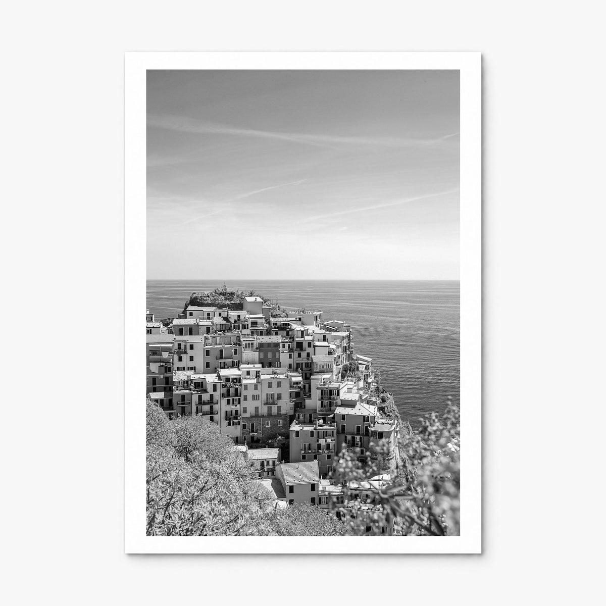 Cinque Terre Photo No 2 Poster, print only (unframed), white border