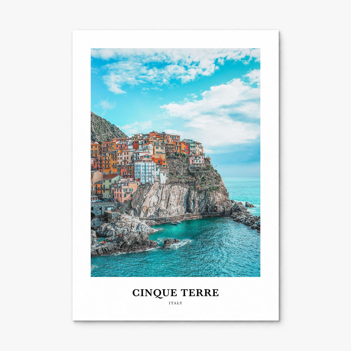 Cinque Terre Classic Poster, print only (unframed)