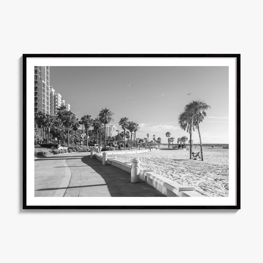 Clearwater Photo Poster, framed poster mockup, white border