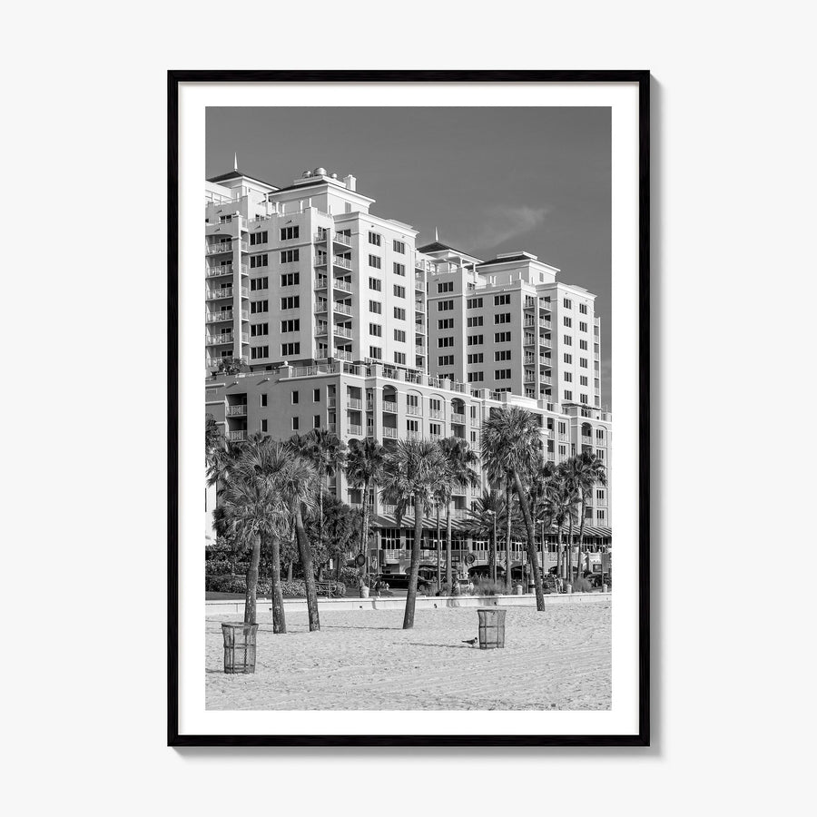 Clearwater Photo No 1 Poster, framed poster mockup, white border