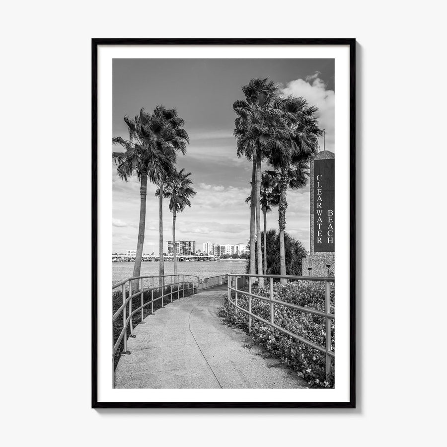 Clearwater Photo No 2 Poster, framed poster mockup, white border