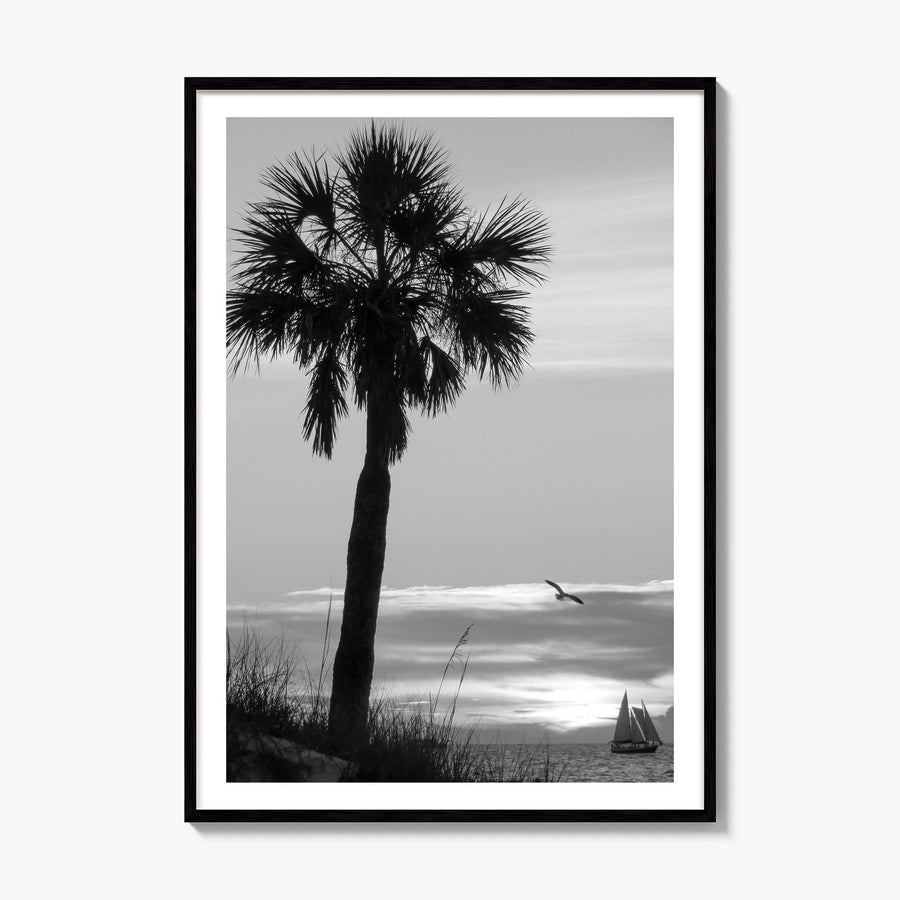Clearwater Photo No 3 Poster, framed poster mockup, white border