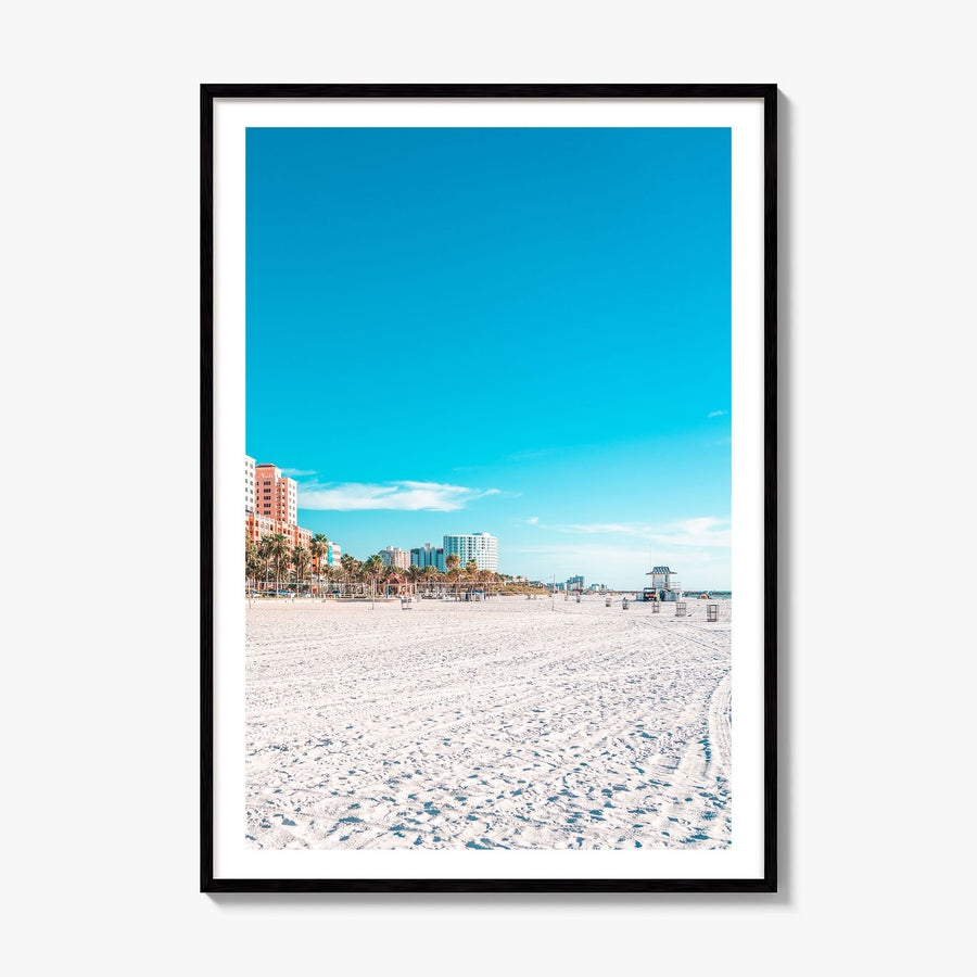 Clearwater Photo No 1 Poster, framed poster mockup, white border