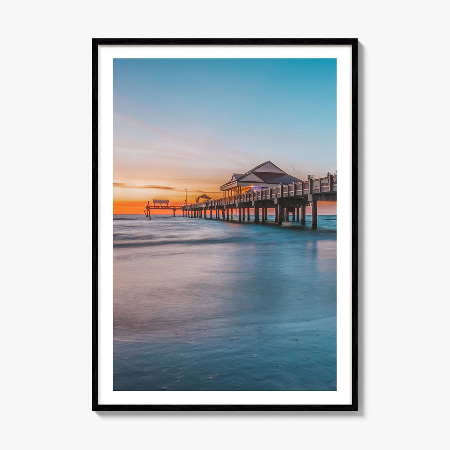 Clearwater Photo No 2 Poster, framed poster mockup, white border