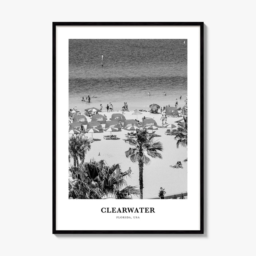 Clearwater Classic Poster, framed poster mockup