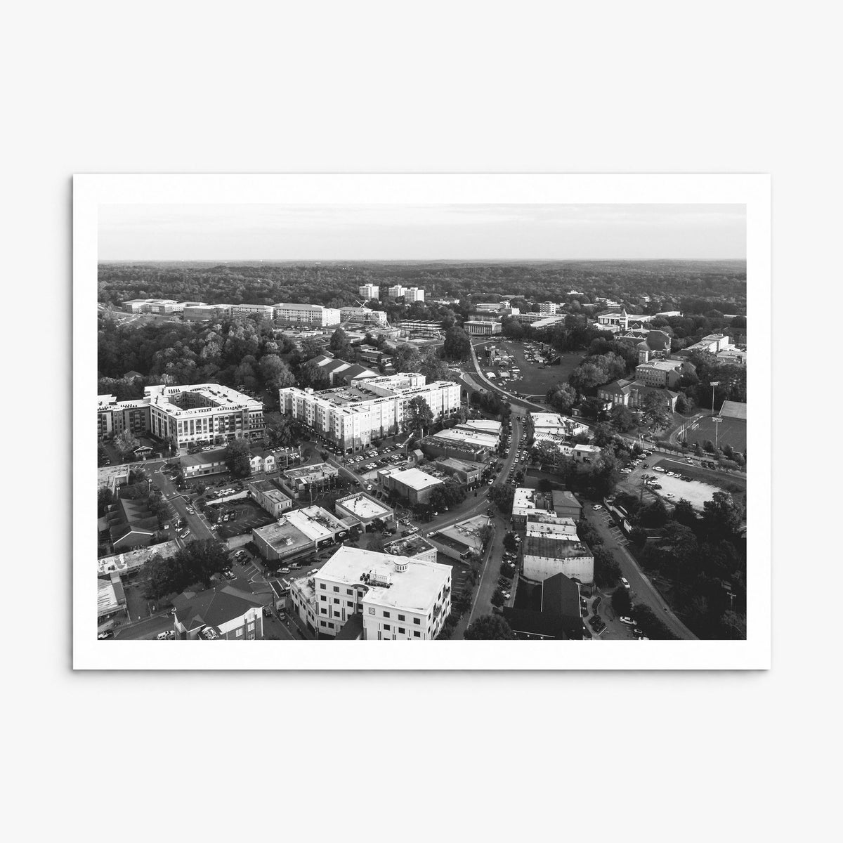 Clemson Photo Poster, print only (unframed), white border