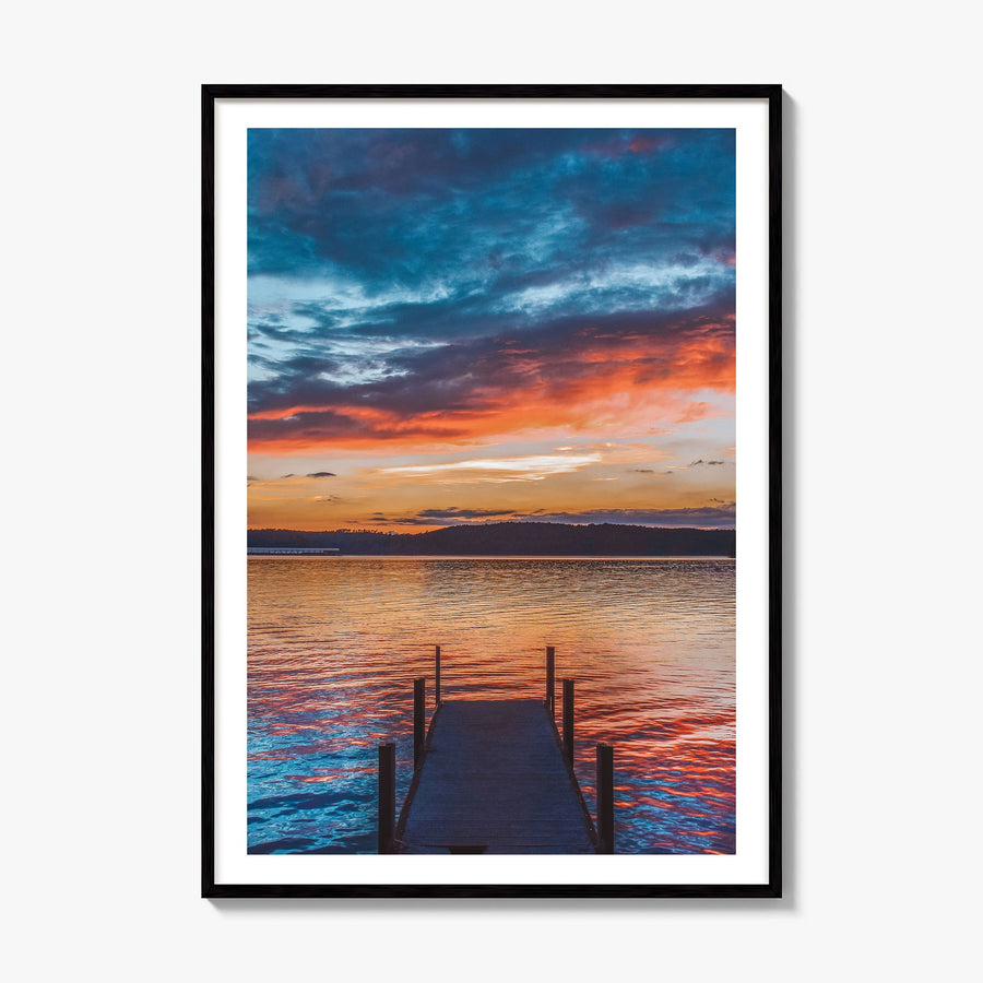 Clemson Photo No 1 Poster, framed poster mockup, white border