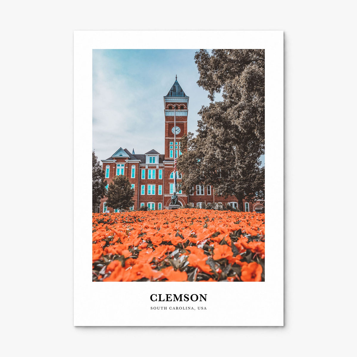 Clemson Classic Poster, print only (unframed)