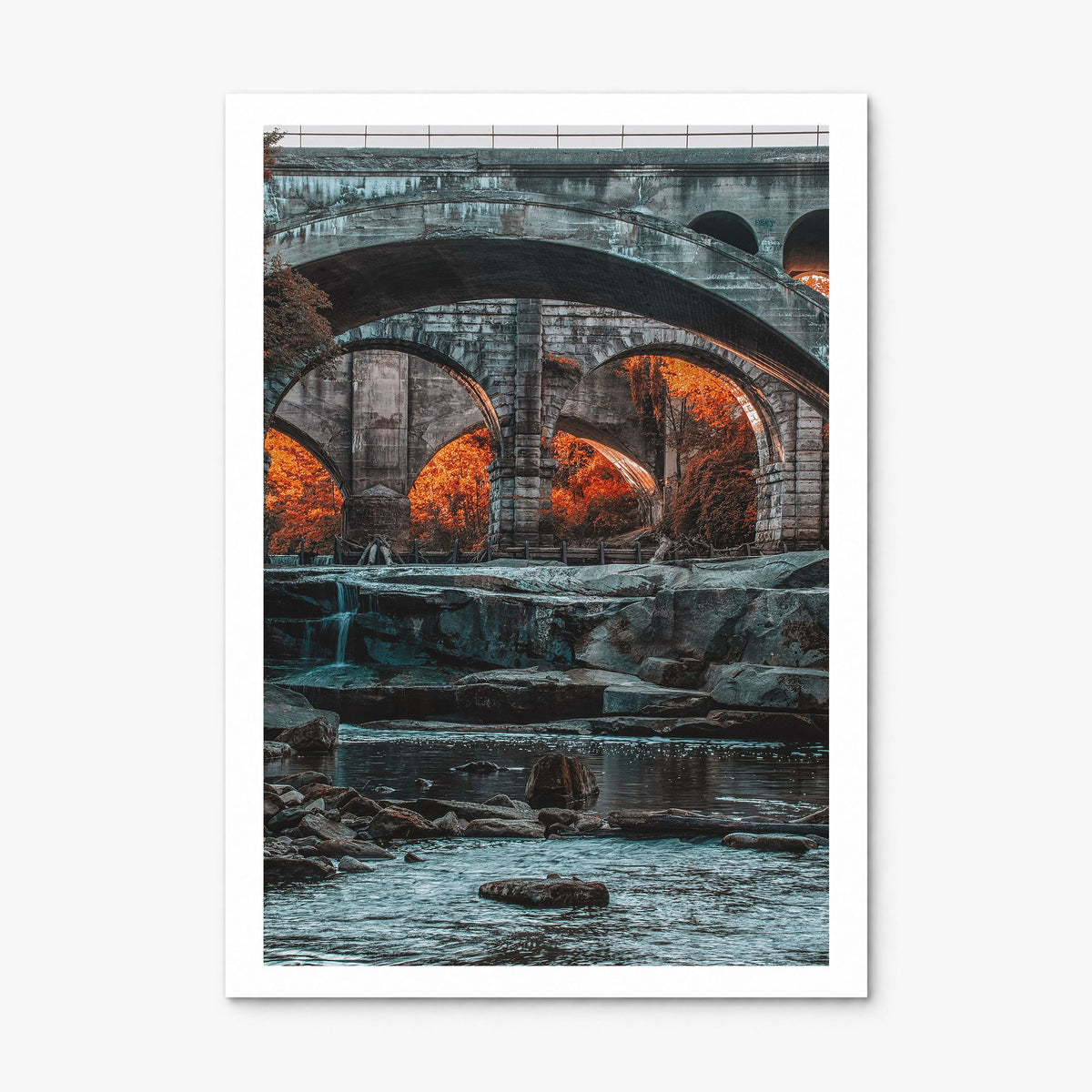 Cleveland Photo No 3 Poster, print only (unframed), white border