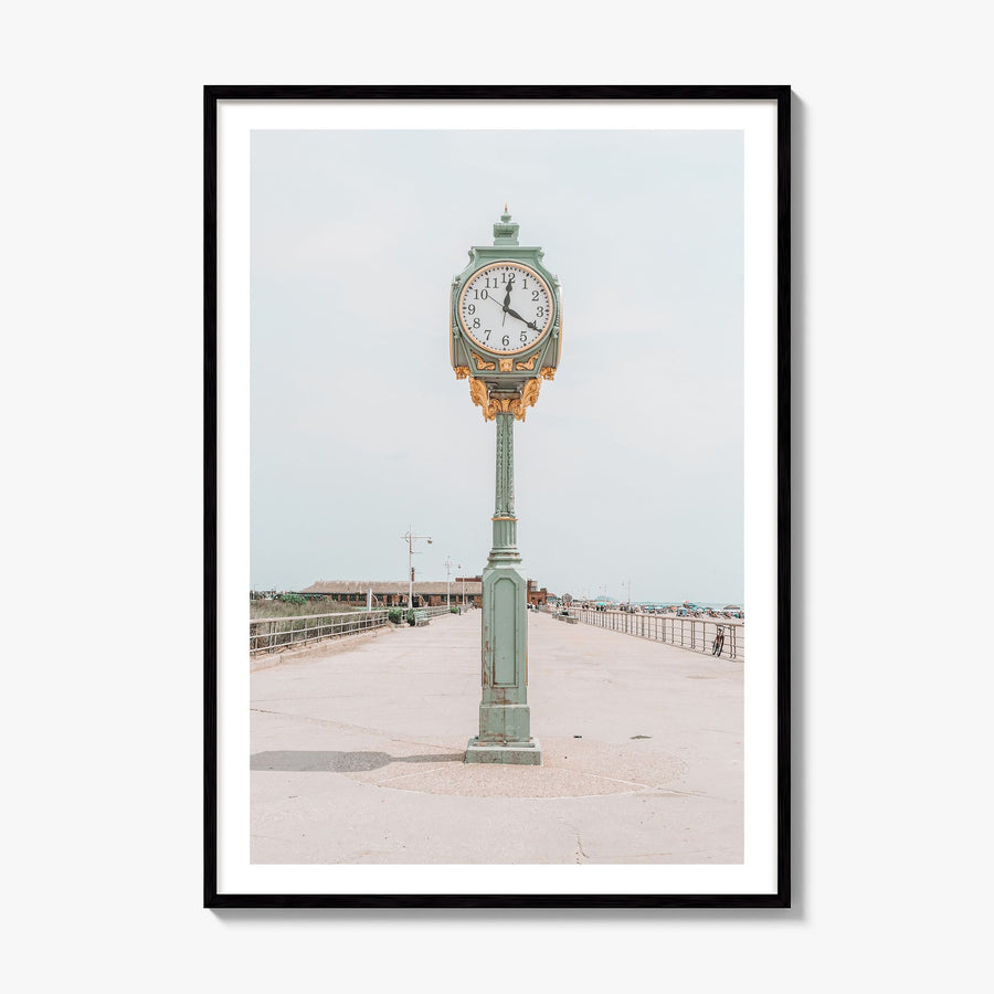 Clock Photo No 2 Poster, framed poster mockup, white border