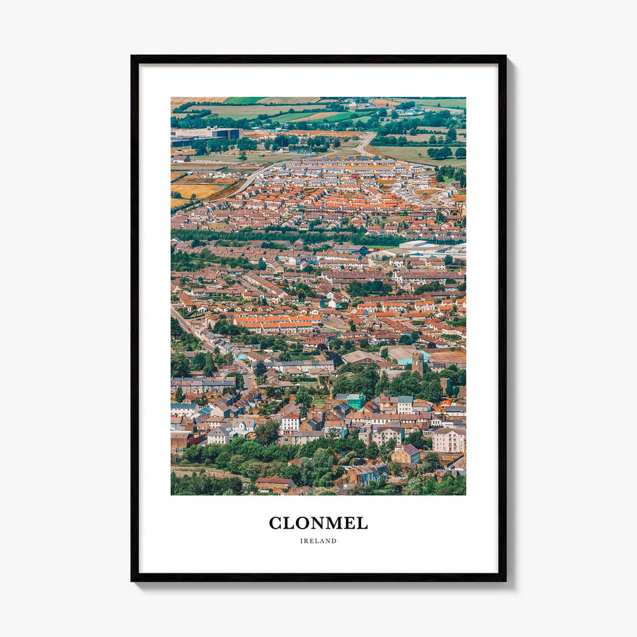 Clonmel Classic Poster, framed poster mockup