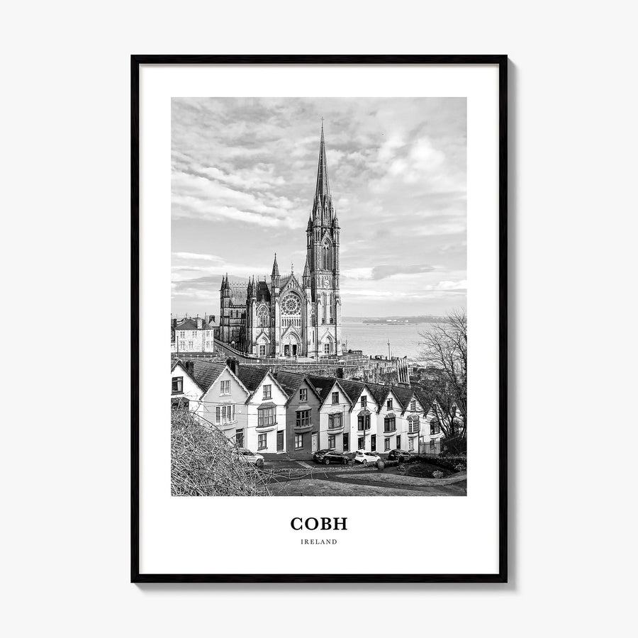 Cobh Classic No 2 Poster, framed poster mockup