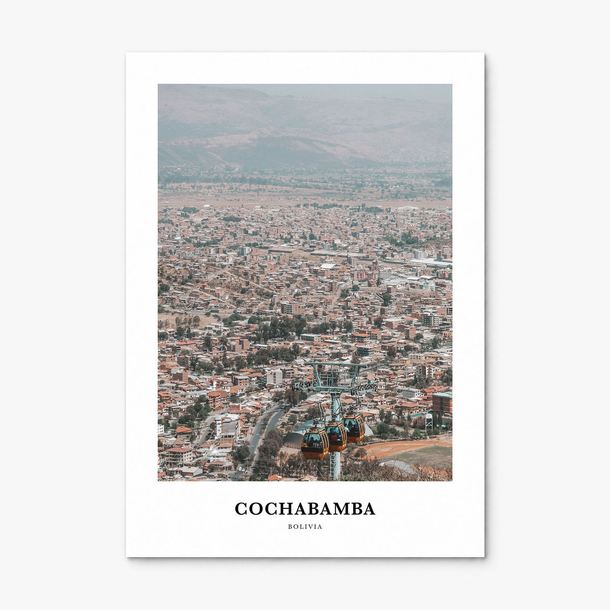 Cochabamba Classic Poster, print only (unframed)
