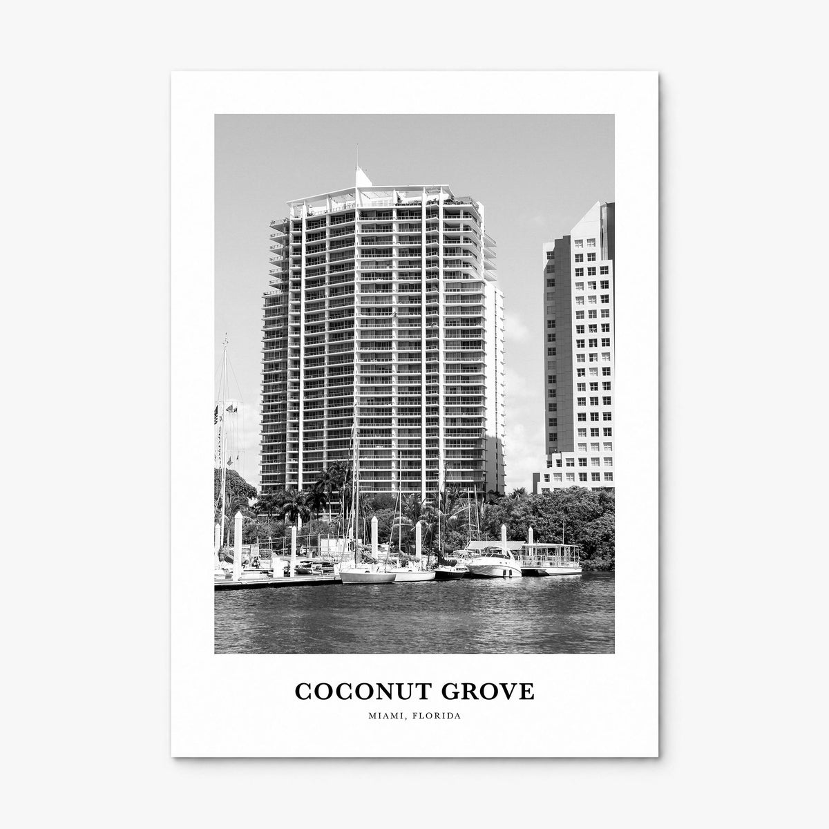 Coconut Grove Classic Poster, print only (unframed)