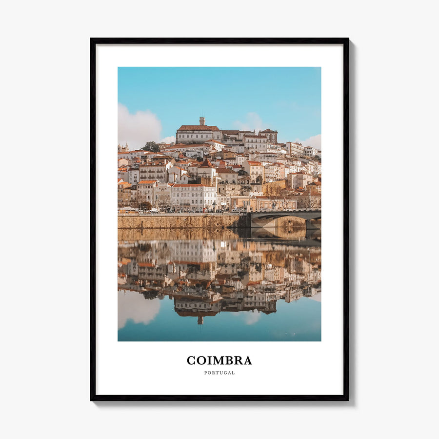 Coimbra Classic Poster, framed poster mockup