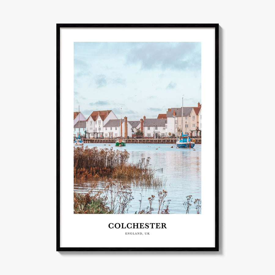 Colchester Classic Poster, framed poster mockup