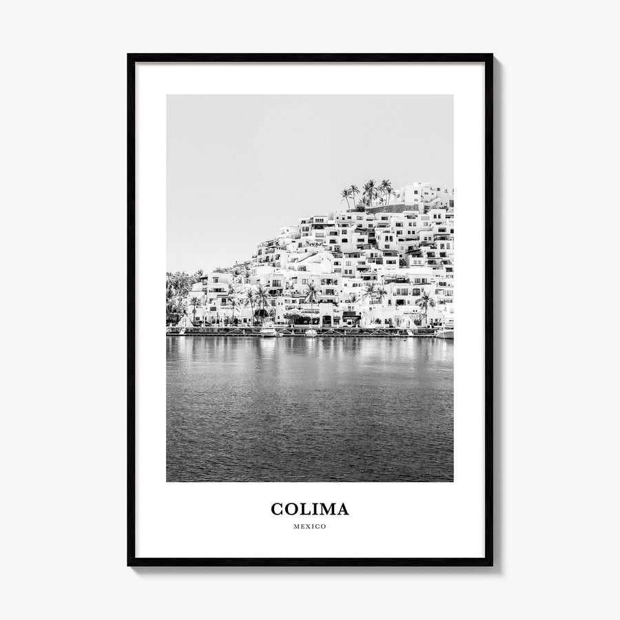 Colima Classic Poster, framed poster mockup