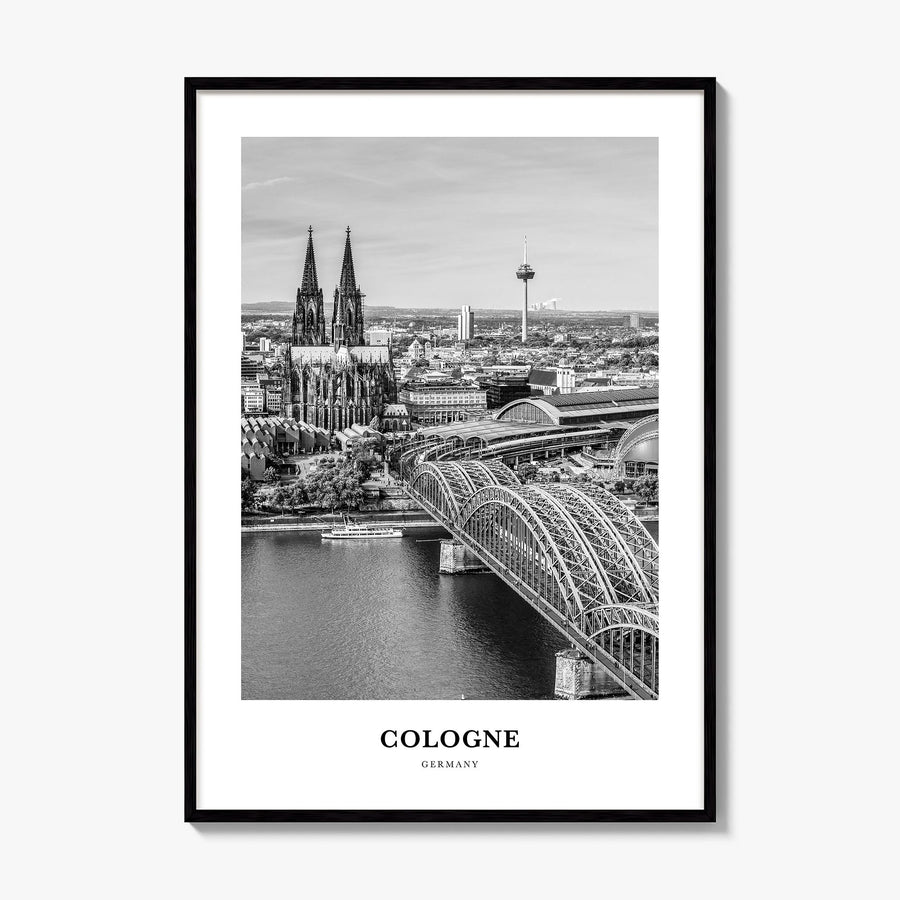 Cologne Classic Poster, framed poster mockup