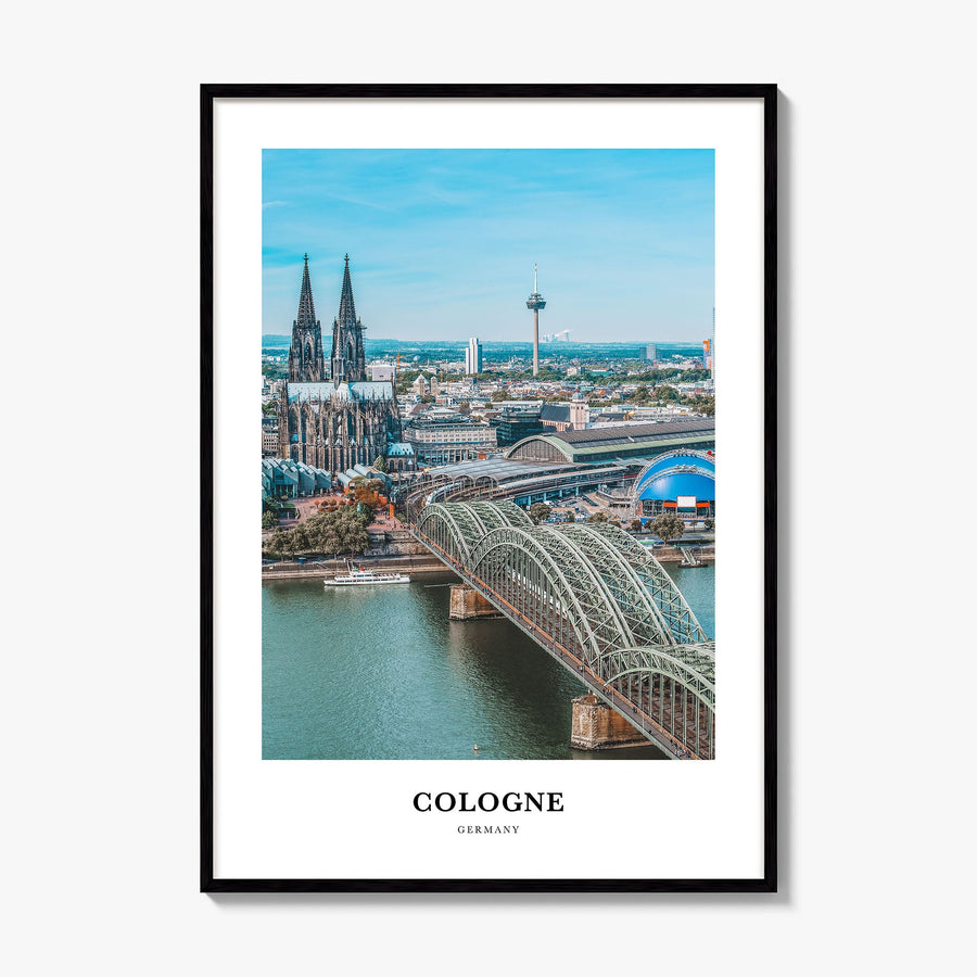 Cologne Classic Poster, framed poster mockup