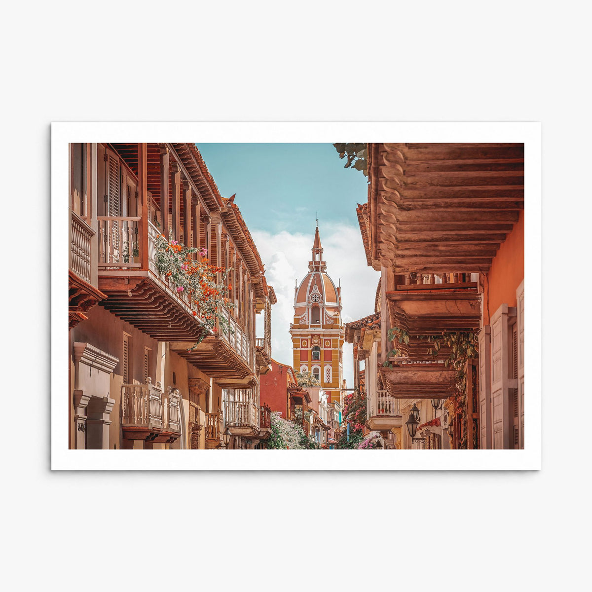 Colombia Photo Poster, print only (unframed), white border